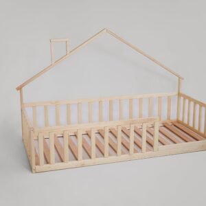 Toddler Floor Bed with Roof