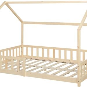 kids wooden house bed
