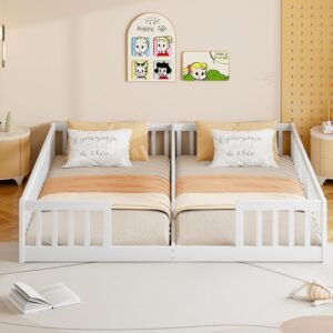 Children Twin Bed with Slatted Frame