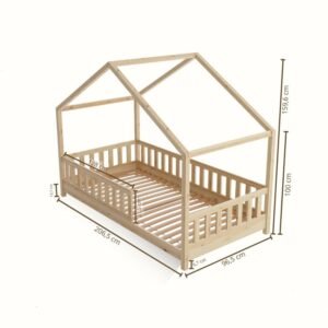 Montessori house floor bed