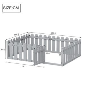 Fence Floor Bed frame