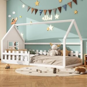 kids Modern House Floor bed