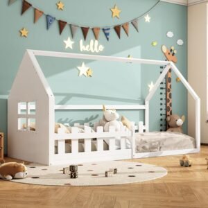 kids Modern House Floor bed
