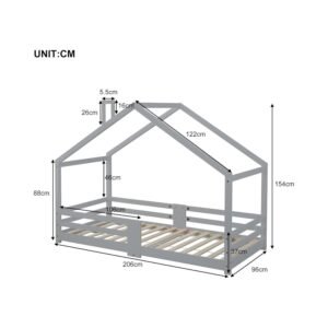 Montessori Floor House shape bed