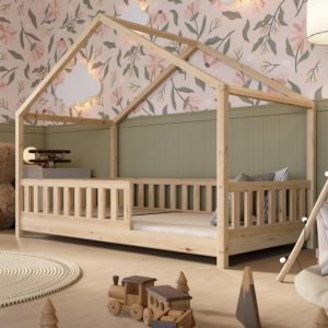 Montessori house floor bed